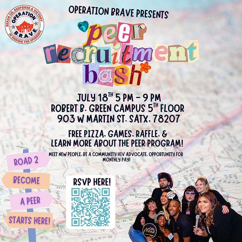 Operation BRAVE Peer Program Recruitment Party!